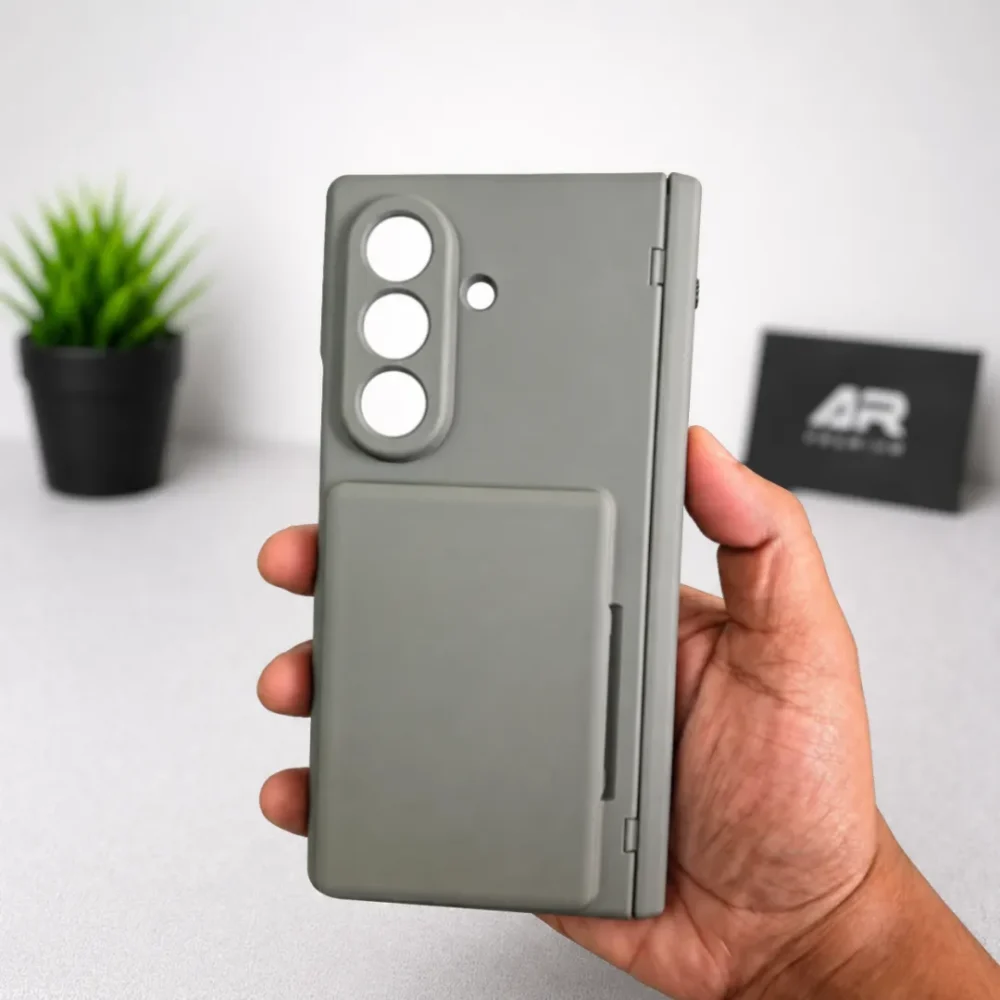 Samsung Galaxy Z Fold 8 Ultra Case | Hard PC Phone Cover with Screen Protector | Card Holder Wallet