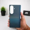 Samsung Galaxy Z Fold 8 Ultra Aramid Carbon Fiber Case | Hinge Protection Cover with Tempered Glass