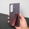 Samsung Galaxy Z Fold 8 Ultra Carbon Standing Case with Built-in Metal Kickstand
