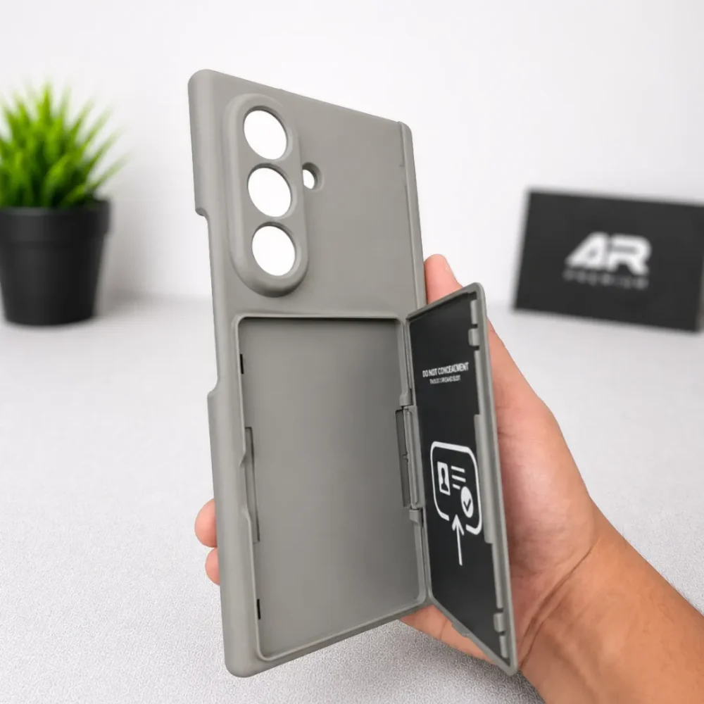 Samsung Galaxy Z Fold 8 Ultra Case | Hard PC Phone Cover with Screen Protector | Card Holder Wallet
