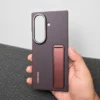 Samsung Galaxy Z Fold 8 Ultra Carbon Standing Case with Built-in Metal Kickstand