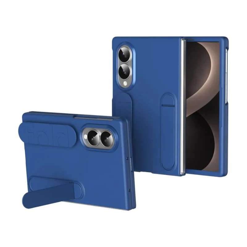Galaxy Z Fold 8 Case with Strap | Samsung Z Fold 8 Wristband Case | Foldable Phone Cover with Kickstand
