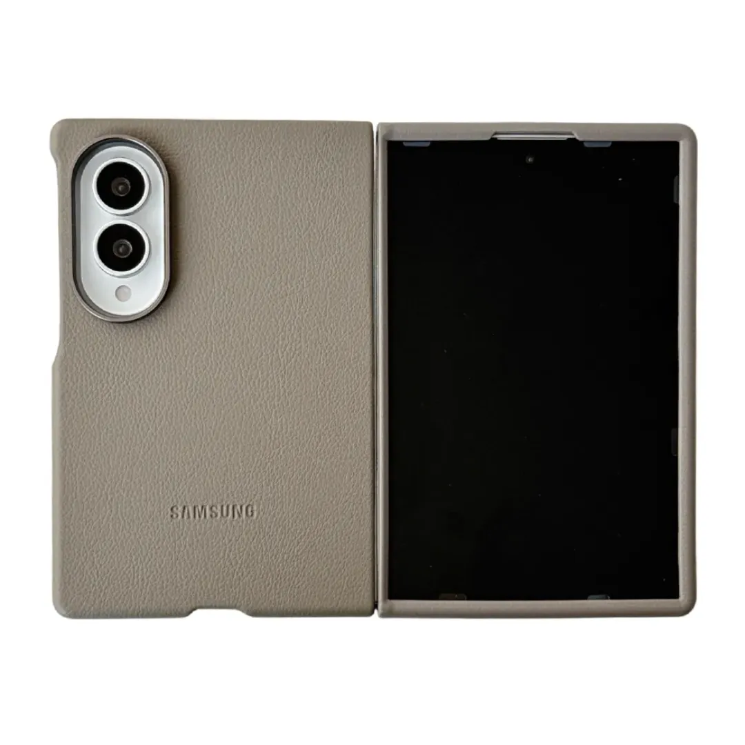 Samsung Galaxy Z Fold 8 Faux Leather Case with Camera Protection and Soft-Touch Coverage - Image 13