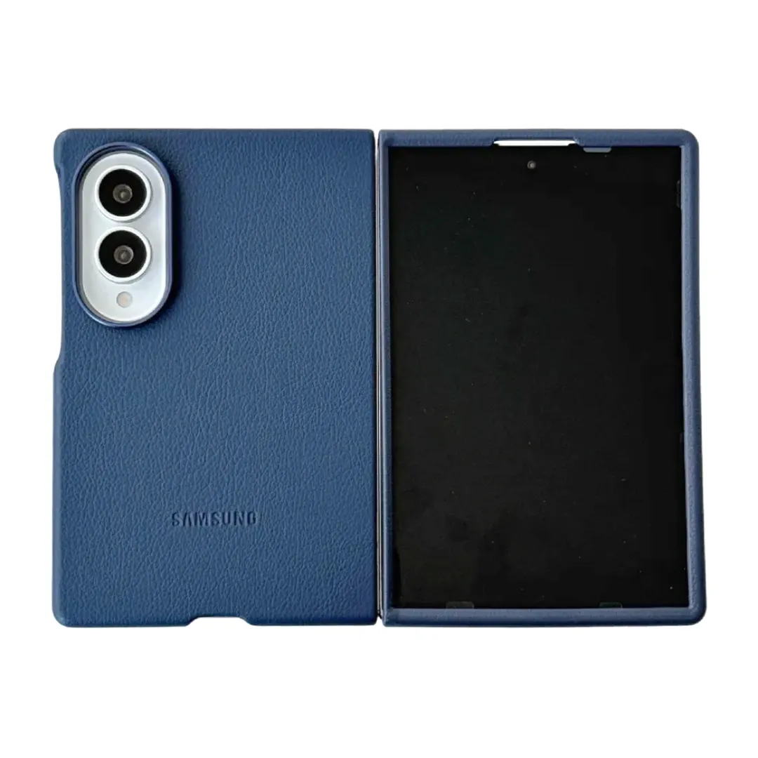 Samsung Galaxy Z Fold 8 Faux Leather Case with Camera Protection and Soft-Touch Coverage - Image 12