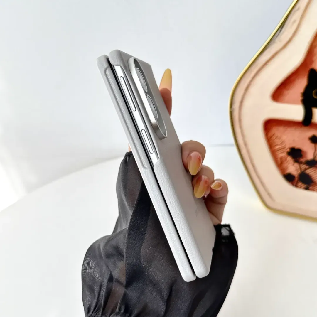 Samsung Galaxy Z Fold 8 Faux Leather Case with Camera Protection and Soft-Touch Coverage - Image 2