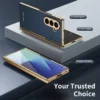 81fb871dfb Samsung Galaxy Z Fold 8 Ultra Case Premium Textured Back Cover with Gold Border, Camera Protection & Slim Fit
