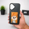 NFC E-Ink Phone Case for iPhone | Customizable E-Paper Display Cover | Wireless NFC Electronic Ink Screen | Smart DIY Photo Phone Cover