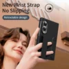 Galaxy Z Fold 8 Case with Strap | Samsung Z Fold 8 Wristband Case | Foldable Phone Cover with Kickstand