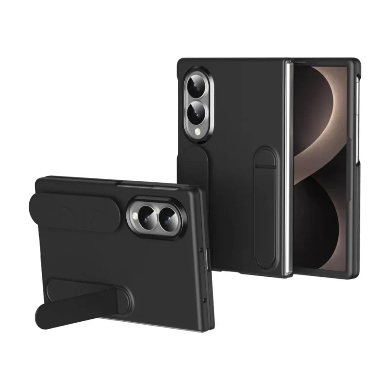 Galaxy Z Fold 8 Case with Strap | Samsung Z Fold 8 Wristband Case | Foldable Phone Cover with Kickstand