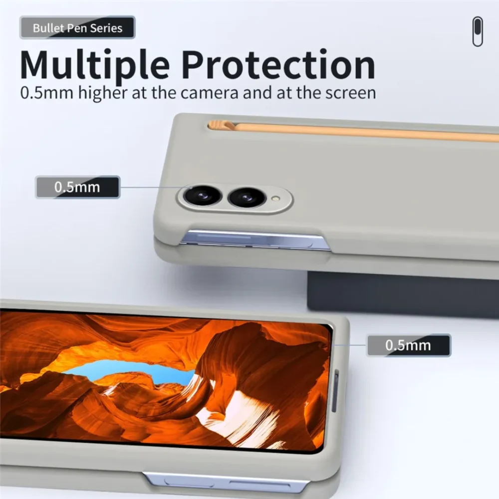 Fold 8 Case with Stylus Pen | Hard PC Back Cover