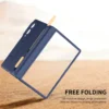 Samsung Galaxy Z Fold 8 Case with Pen | Fold 8 Kickstand Case with Screen Protector | Heavy Duty Hinge Protection Cover