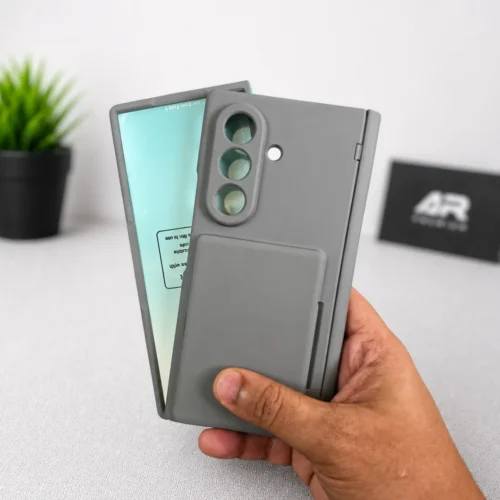 Samsung Galaxy Z Fold 8 Ultra Case | Hard PC Phone Cover with Screen Protector | Card Holder Wallet