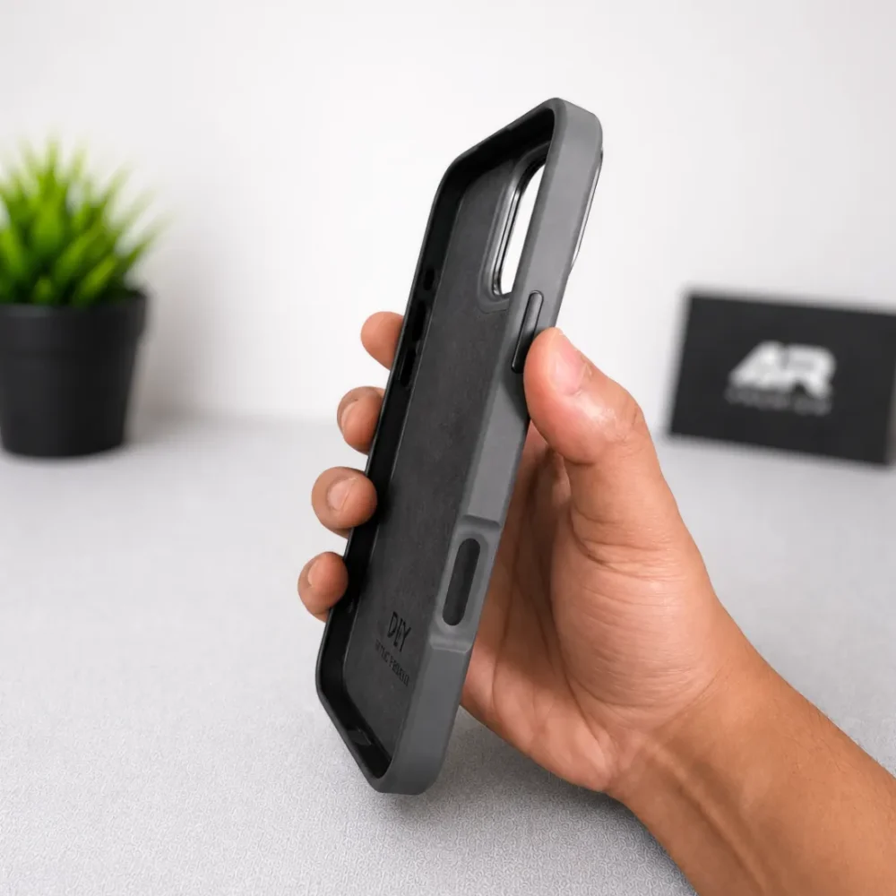 NFC E-Ink Phone Case for iPhone | Customizable E-Paper Display Cover | Wireless NFC Electronic Ink Screen | Smart DIY Photo Phone Cover