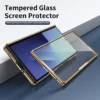 e1b71b Samsung Galaxy Z Fold 8 Ultra Case Premium Textured Back Cover with Gold Border, Camera Protection & Slim Fit