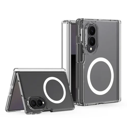 Samsung Galaxy Z Fold 8 Case with MagSafe | Clear Magnetic Protective Cover | Shockproof Transparent Case