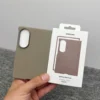 Samsung Z Fold 8 Leather Case | Kindsuit Slim Leather Back Cover | Shockproof Leather Case