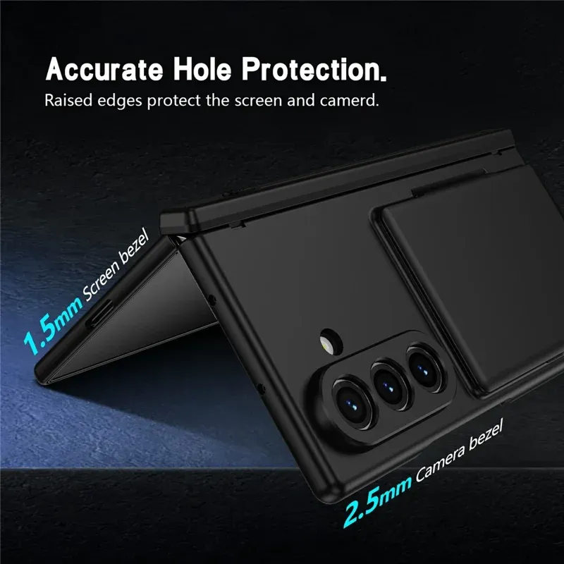 imgi_36_800x800_6601222765A-3 Samsung Galaxy Z Fold 8 Ultra Case | Hard PC Phone Cover with Screen Protector | Card Holder Wallet