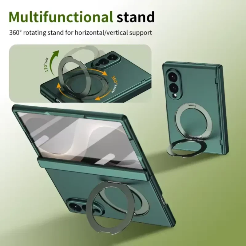imgi_5_360_rotating_stand_MagnaRing_Pro_360_MagSafe_Stand_Case_for_Samsung_Galaxy_Z_Fold_8_7_6_and_6_ Samsung Galaxy Z Fold 8 Magnetic Ring Stand Case with 360° Rotating Kickstand – Slim Protective Cover for Galaxy Z Fold 8