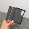 Samsung Z Fold 8 Leather Case | Kindsuit Slim Leather Back Cover | Shockproof Leather Case