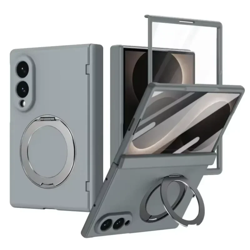 imgi_71_Gray_MagnaRing_Pro_360_MagSafe_Stand_Case_for_Samsung_Galaxy_Z_Fold_8_7_6_and_6_Series_1080x Samsung Galaxy Z Fold 8 Magnetic Ring Stand Case with 360° Rotating Kickstand – Slim Protective Cover for Galaxy Z Fold 8