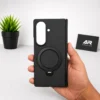 Samsung Galaxy Z Fold 8 Ultra MagSafe Ring Stand Case with Front Screen Protector