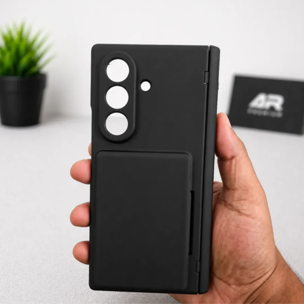 Samsung Galaxy Z Fold 8 Ultra Case | Hard PC Phone Cover with Screen Protector | Card Holder Wallet