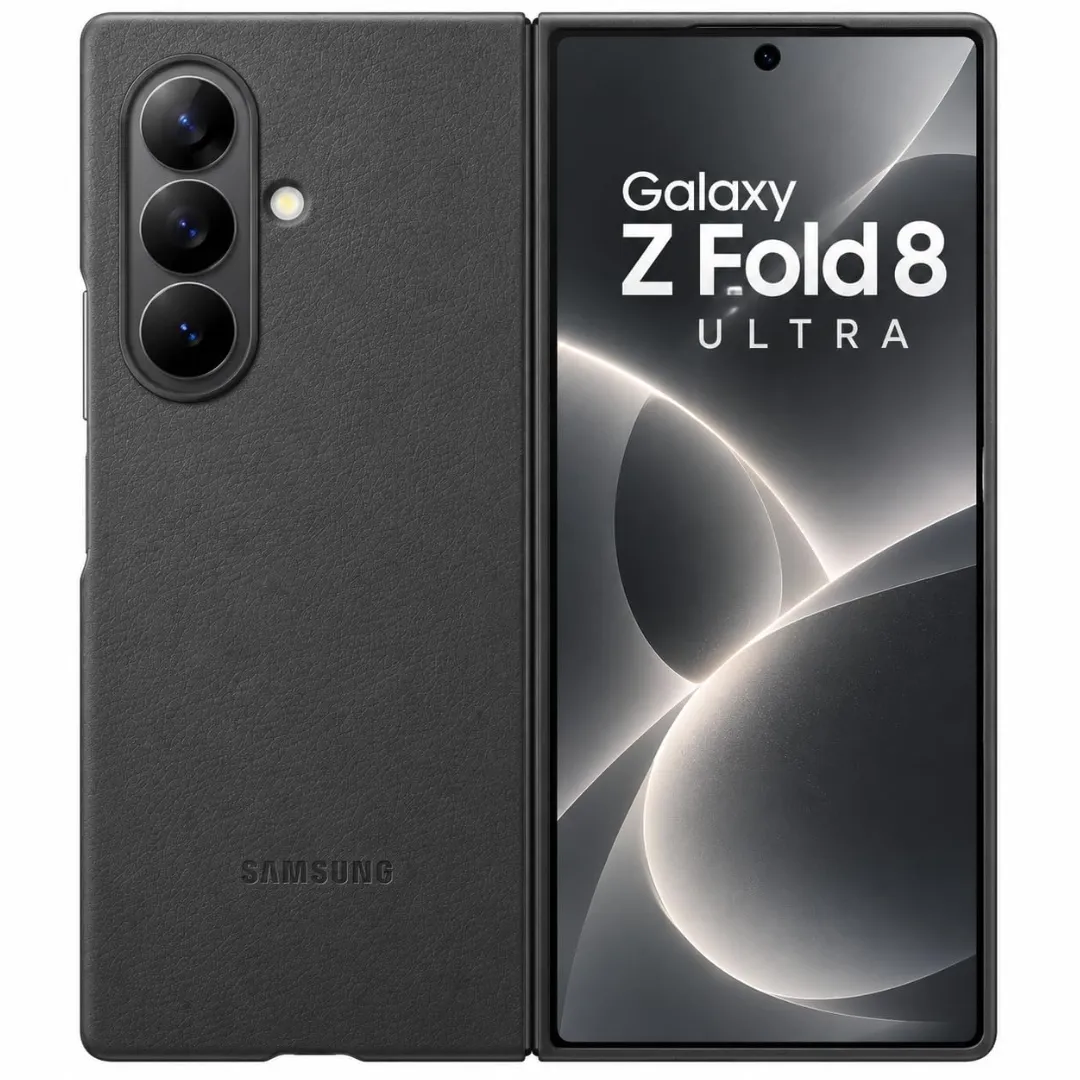 Samsung Galaxy Z Fold 8 Ultra Kindsuite Leather Case | Professional Shockproof Armor Cover | Foldable Back Protection Case