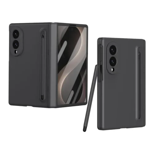 Samsung Galaxy Z Fold 8 Wide Hard PC Case with Stylus (S-Pen) and Tempered Glass