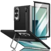 Samsung Galaxy Z Fold 8 Hard PC Case with Stylus, Metal Camera Stand and Front Screen Guard