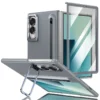 Samsung Galaxy Z Fold 8 Hard PC Case with Stylus, Metal Camera Stand and Front Screen Guard