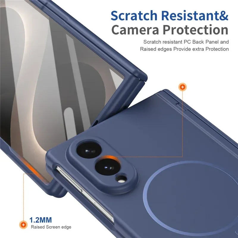 Samsung Galaxy Z Fold 8 Hard PC Magnetic Case with Hinge Protection
