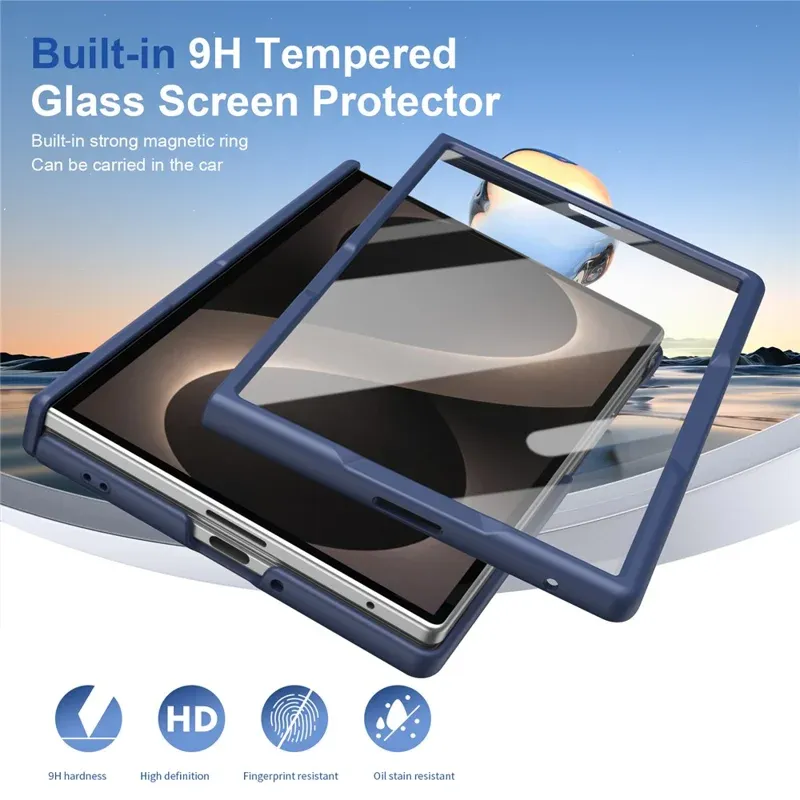 Samsung Galaxy Z Fold 8 Hard PC Magnetic Case with Hinge Protection